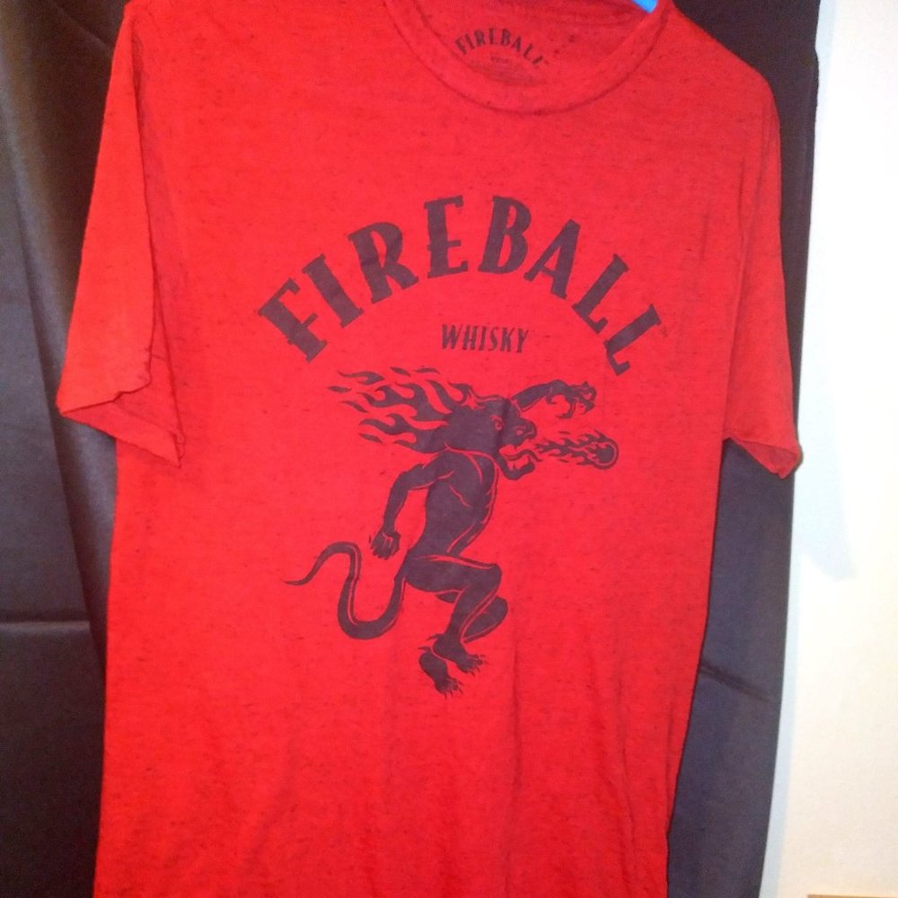 Men's Fireball Whiskey Logo T-Shirt